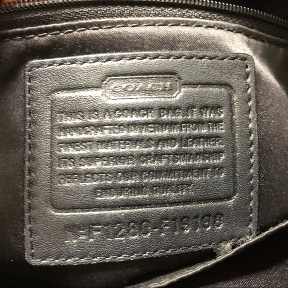 Coach black patent hobo bag leather F1280-F19198 Shoulder - Picture 8 of 10